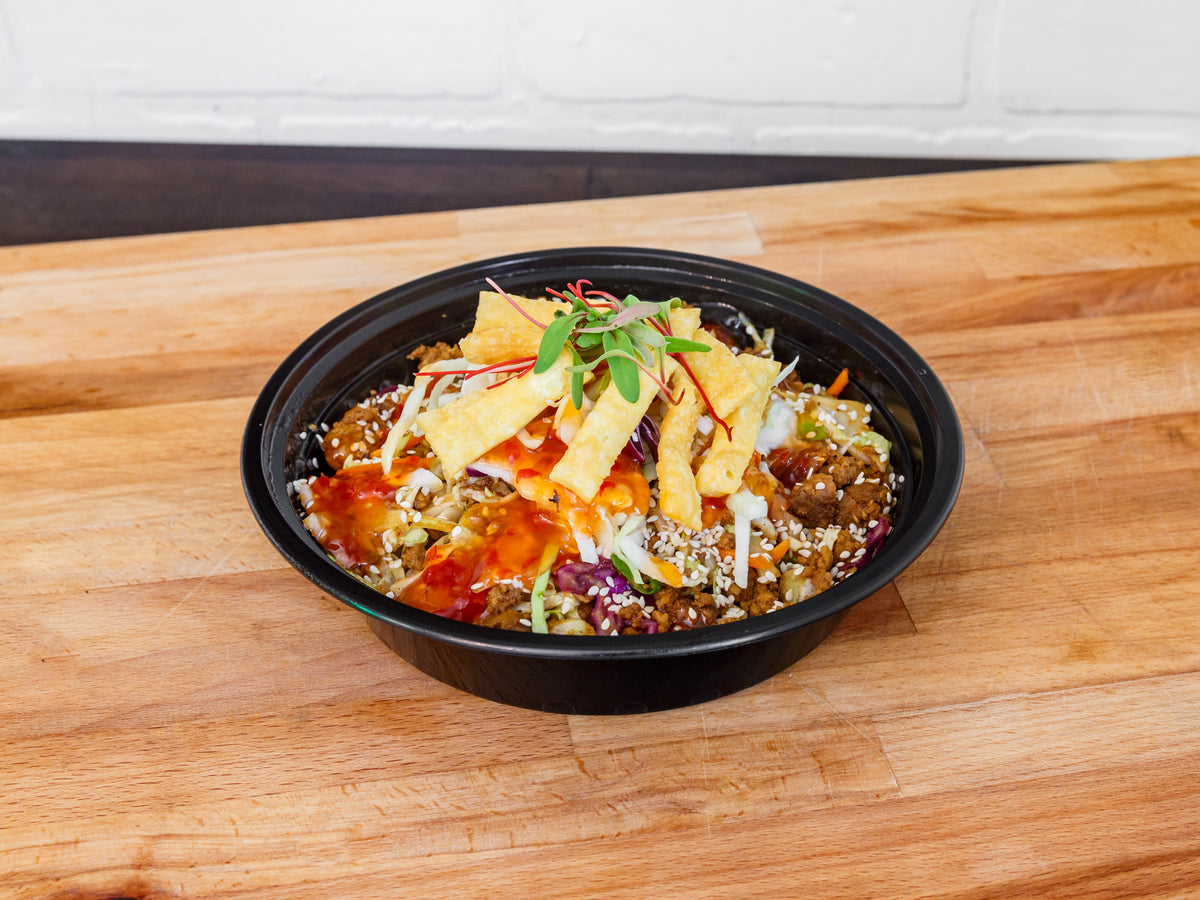 turkey eggroll in a bowl